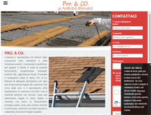 Tablet Screenshot of proecotetti.com